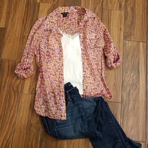 Floral Button Down